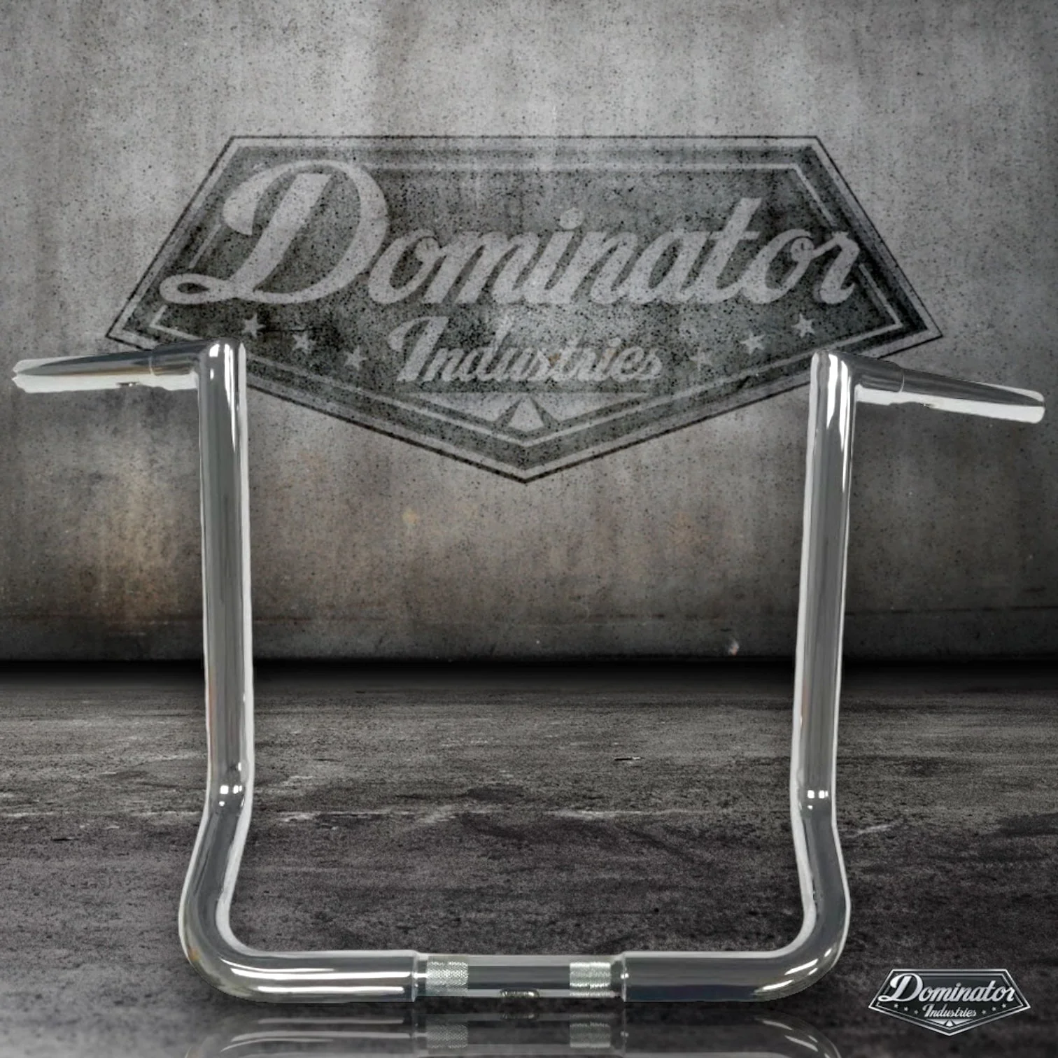 Miter Cut Tri Glide Apes, 1 1/4 Inch Diameter  (Classic Chrome) Sizes 10" - 16" - Image 3