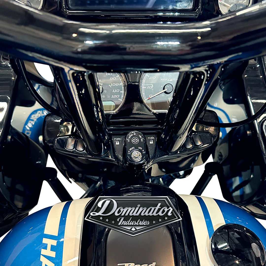 Complete All In One 12" Big Daddy MX-T Bar Kit for 2015-2023 Road Glide (Gloss Black) - Image 3