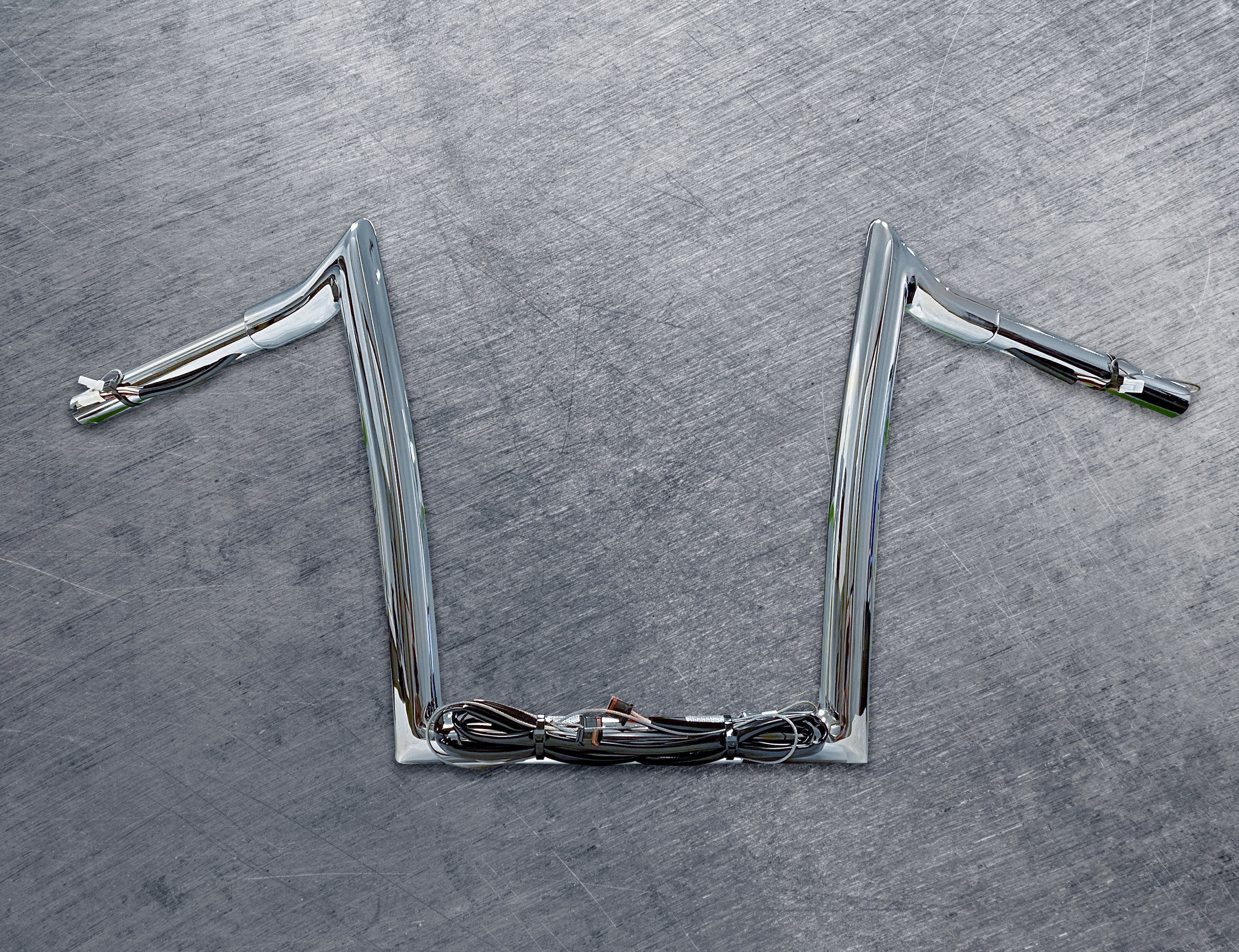 Pre-Wired  Meathook Apes for 2015-2023 Road Glide (Classic Chrome) - Image 3