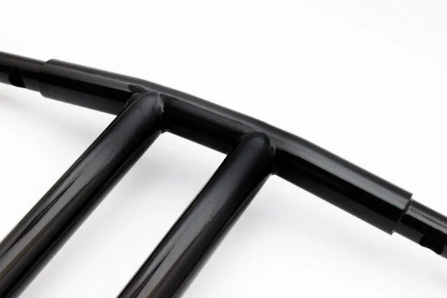 Club Style T-Bar, 1 1/4 Diameter, 12 Inch Rise (Gloss Black) - Image 6