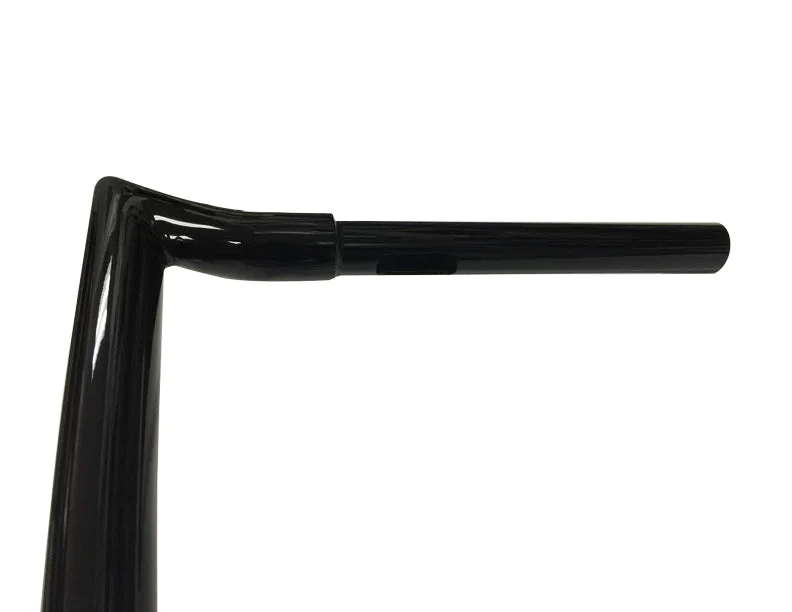 Meathook Ape Hanger Handlebar, 1 1/4 Inch Diameter, 13 Inch Rise, Gloss Black - Image 4