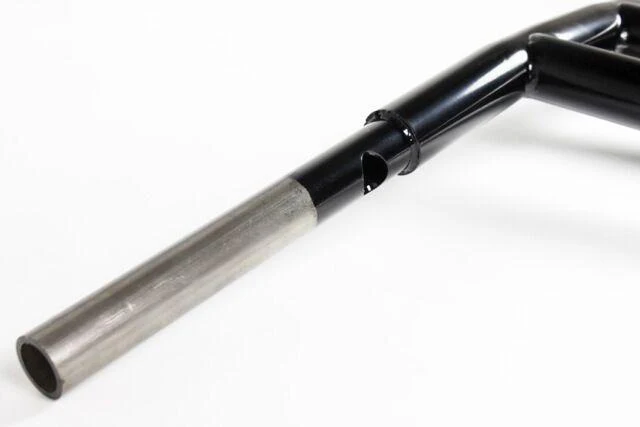 Club Style T-Bar, 1 1/4 Inch Diameter, 14 Inch Rise (Gloss Black) - Image 3