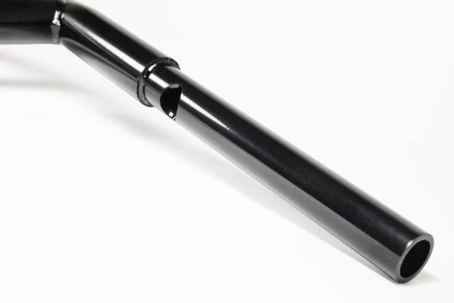 Club Style T-Bar, 1 1/4 Inch Diameter, 14 Inch Rise (Gloss Black) - Image 4