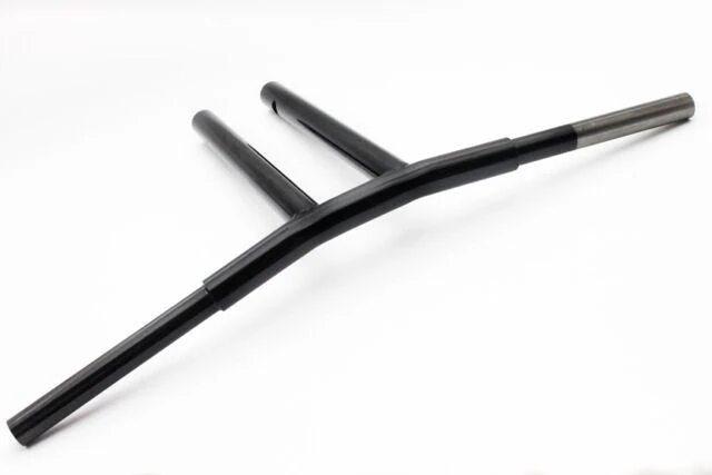 Club Style T-Bar, 1 1/4 Inch Diameter, 14 Inch Rise (Gloss Black) - Image 5