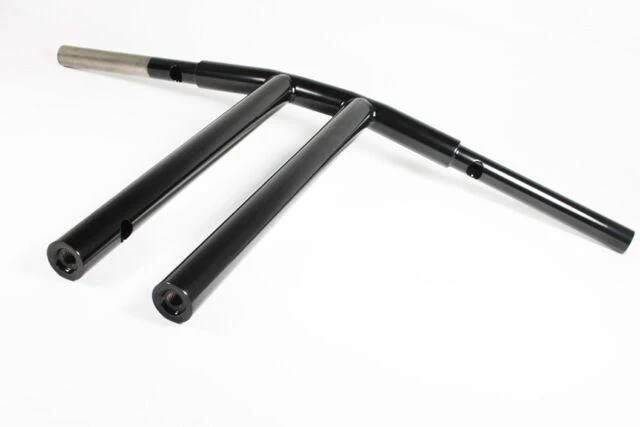 Club Style T-Bar, 1 1/4 Inch Diameter, 14 Inch Rise (Gloss Black) - Image 7