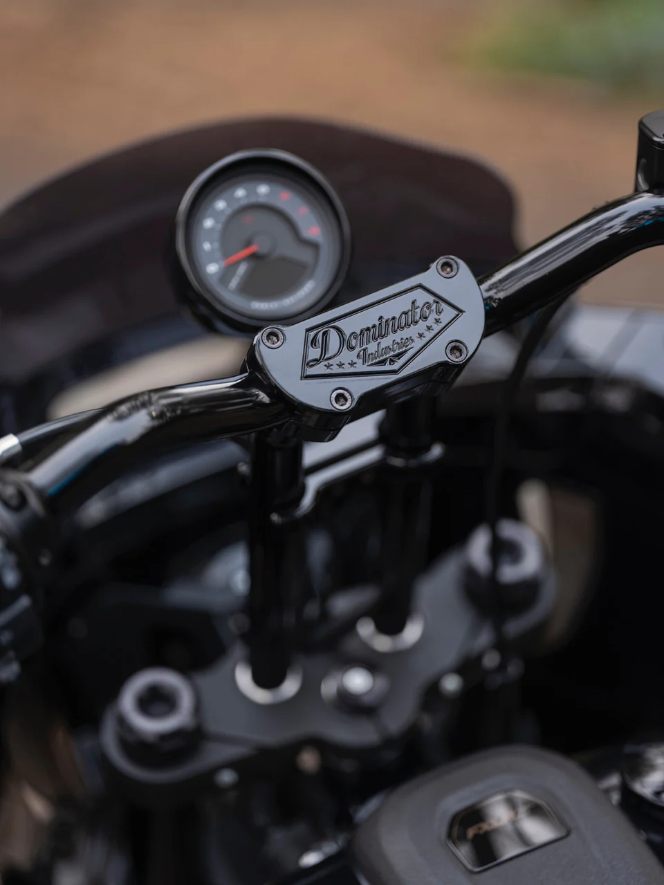PULLBACK RISER & 1 1/4" LOW BEND MOTO BAR FOR 2022-2024 LOW RIDER S (INCLUDES ROUND GAUGE RELOCATION MOUNT) - Image 13