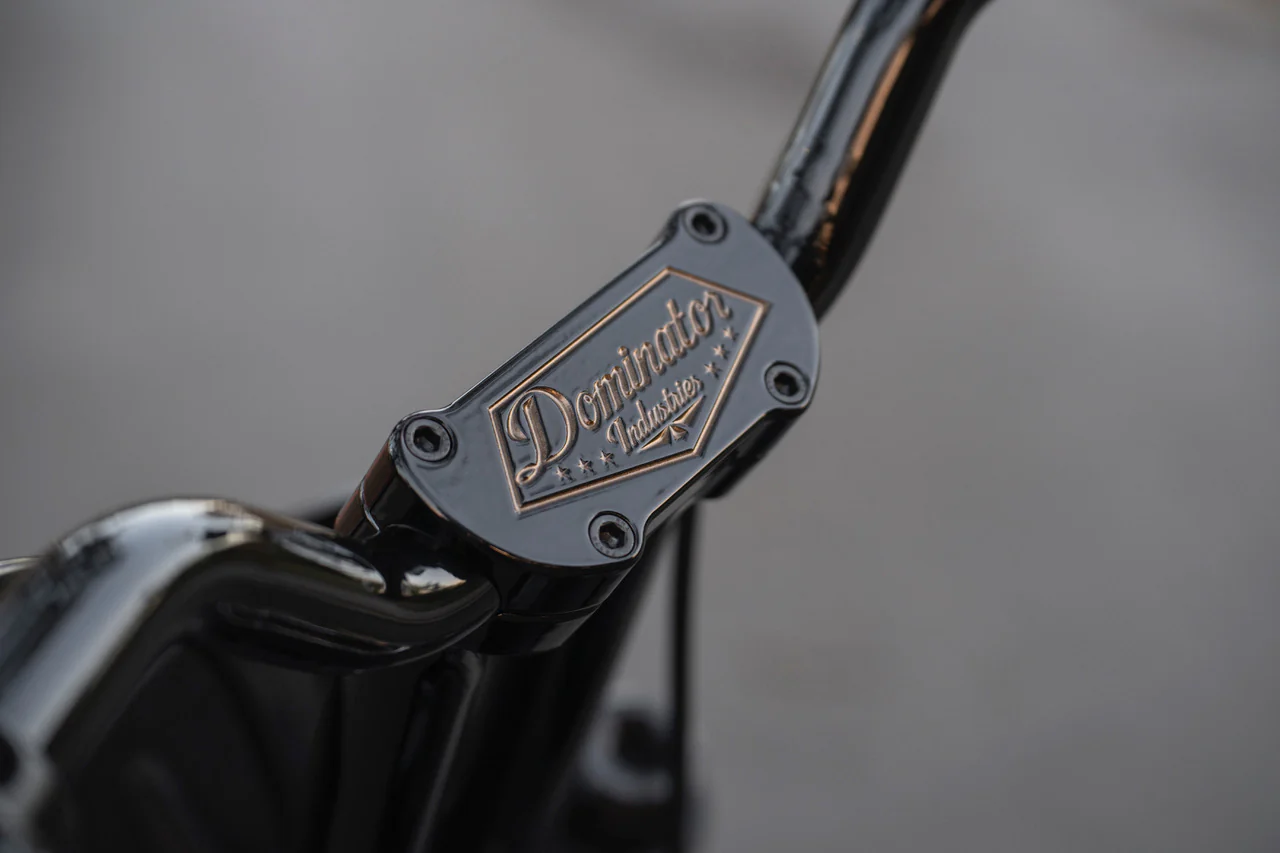 Big Daddy 1 1/2" Pullback Riser & 1 1/4" Low Bend Moto Bar Combination for 2020-2021 Low Rider S (Gloss Black) - Image 9