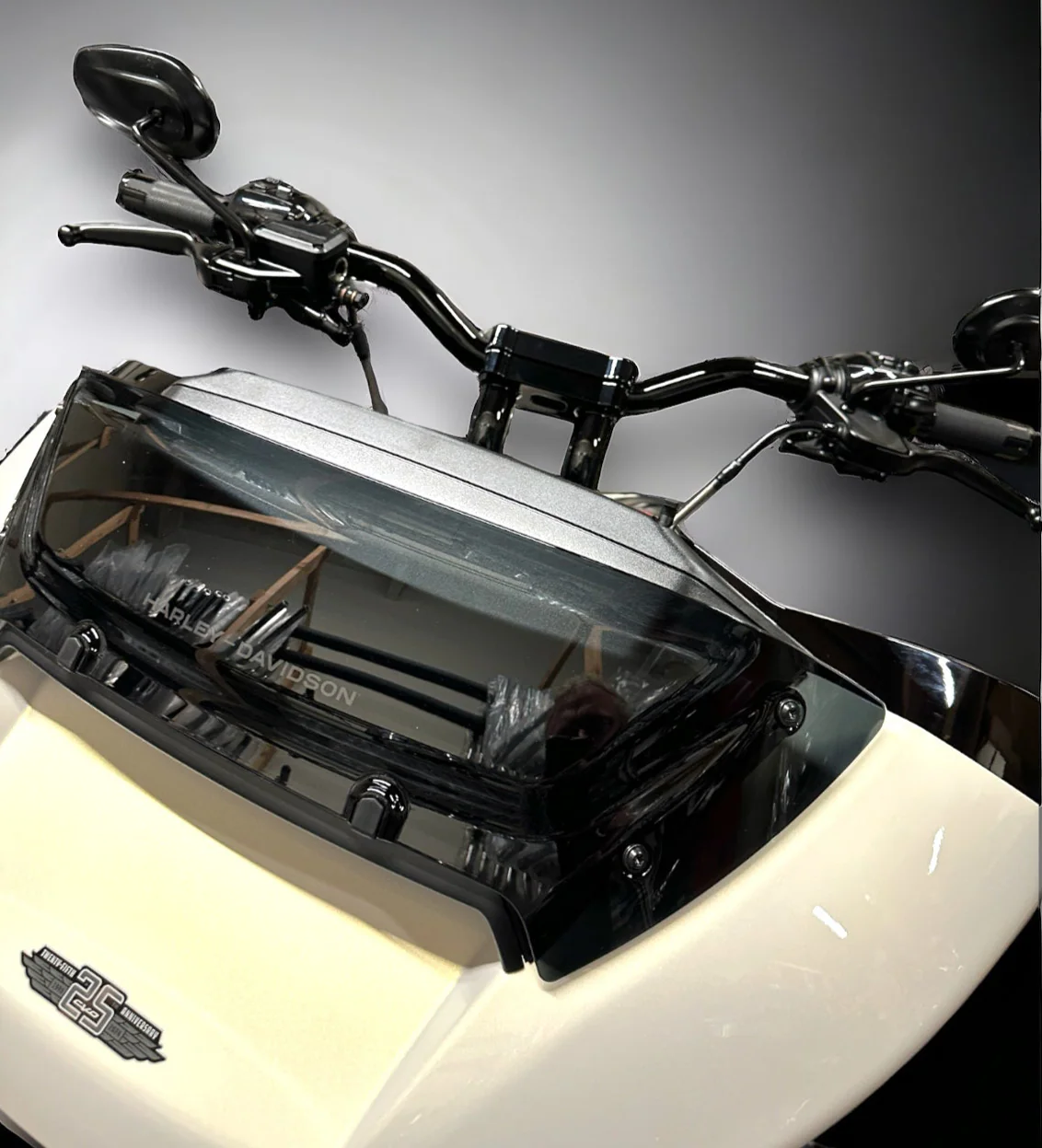 Pullback Riser & 1 1/4" Moto Bar Combination for 1996-2024 Heritage Classic (Gloss Black) - Image 7