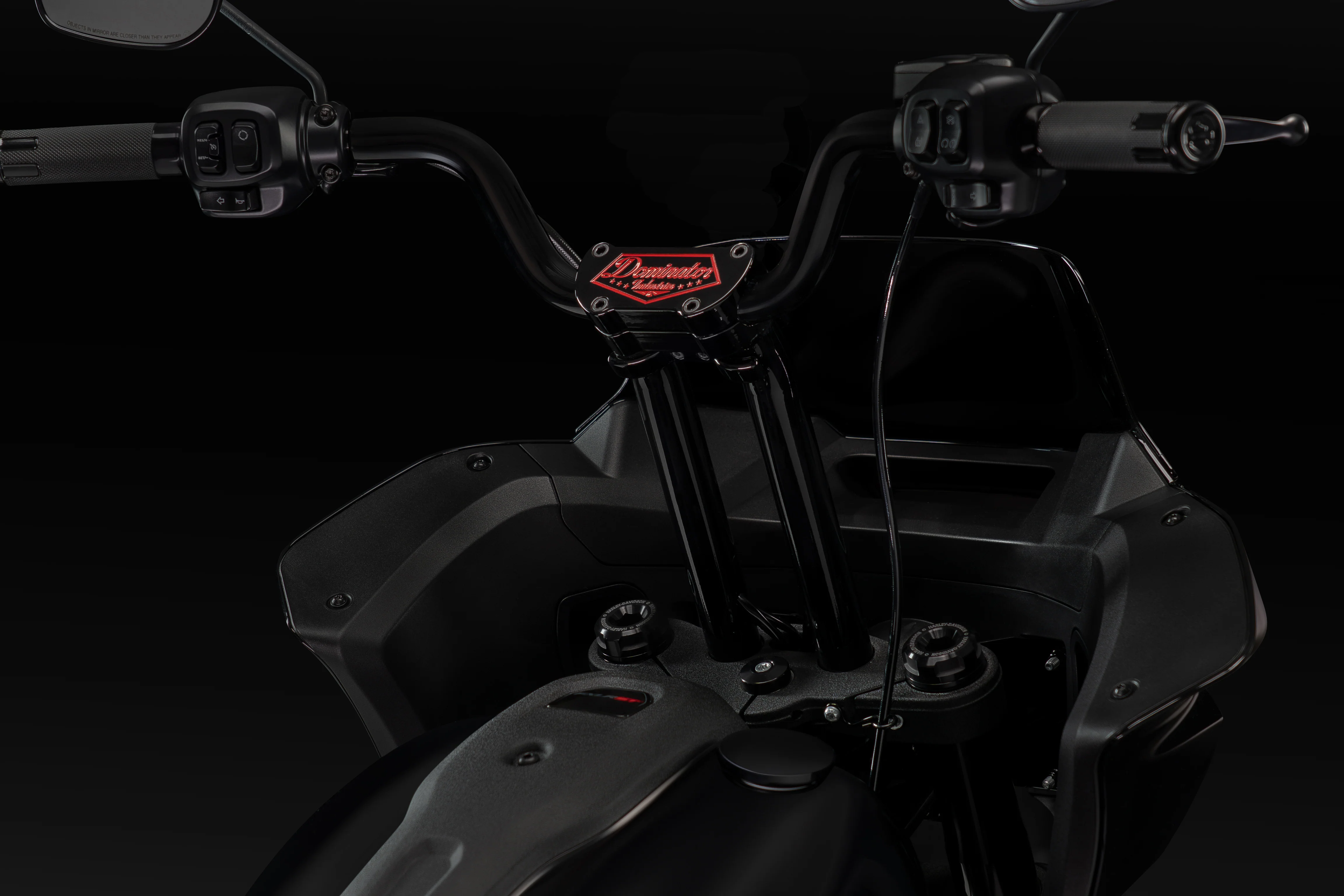 High Bend Moto Bar & Big Daddy 1.5 Pullback Riser Kit for 2024-2026 Road Glide (Gloss Black) - Image 5