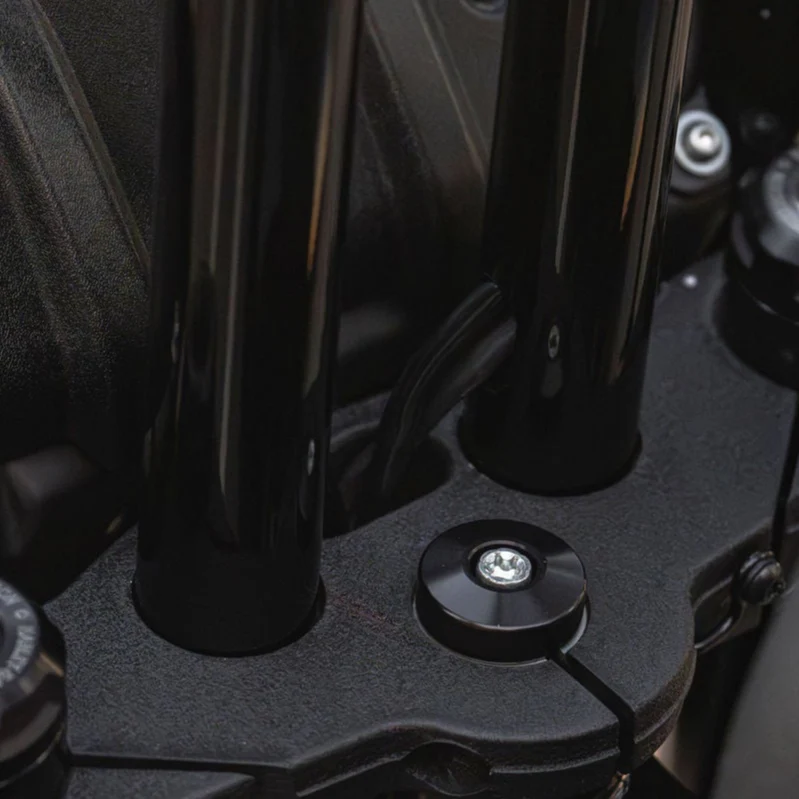2025-2026 BREAKOUT - Big Daddy 1.5 Pullback Riser & Low Bend Moto Bar Kit (Gloss Black) - Image 2