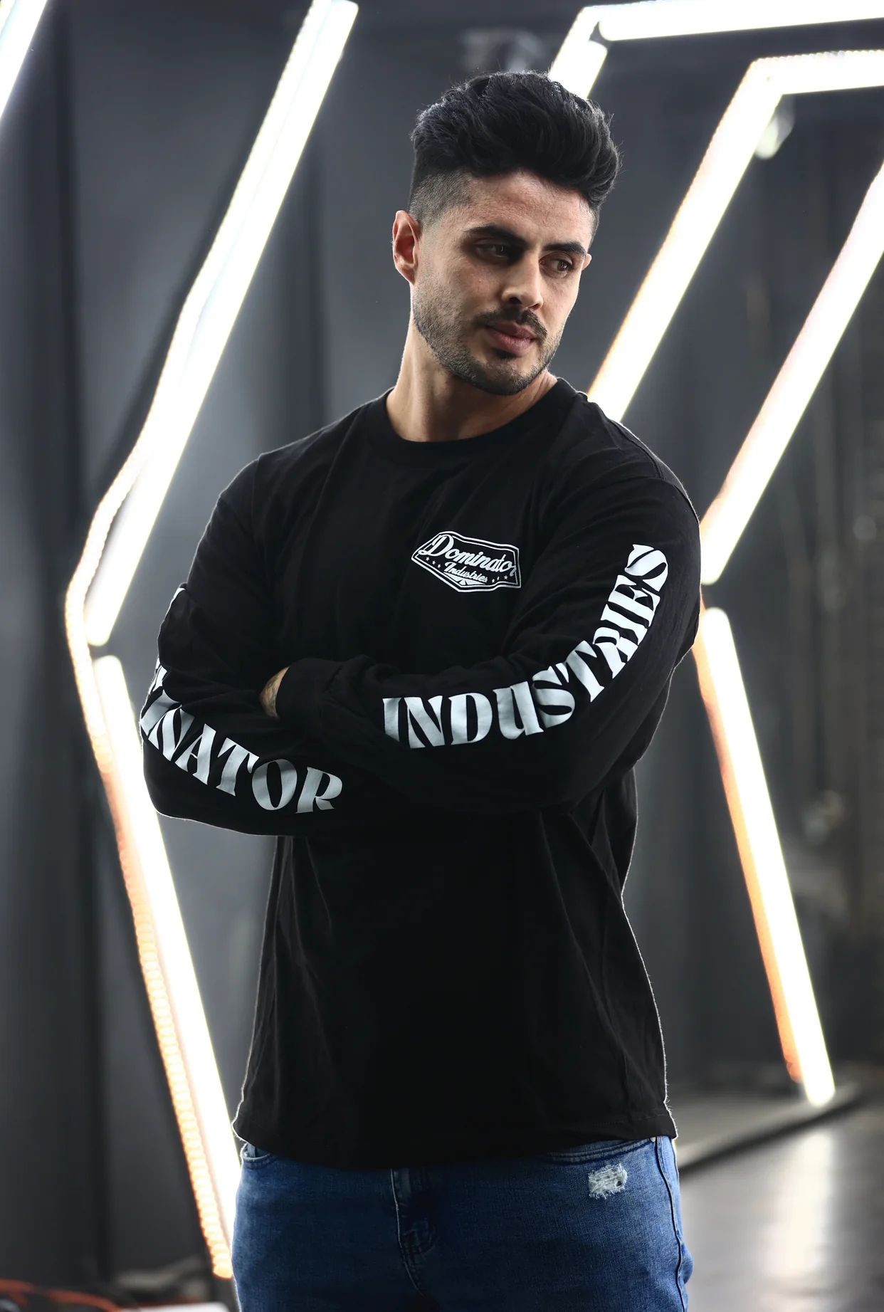 Dominator Industries Long Sleeve Graphic T Shirt - Image 2