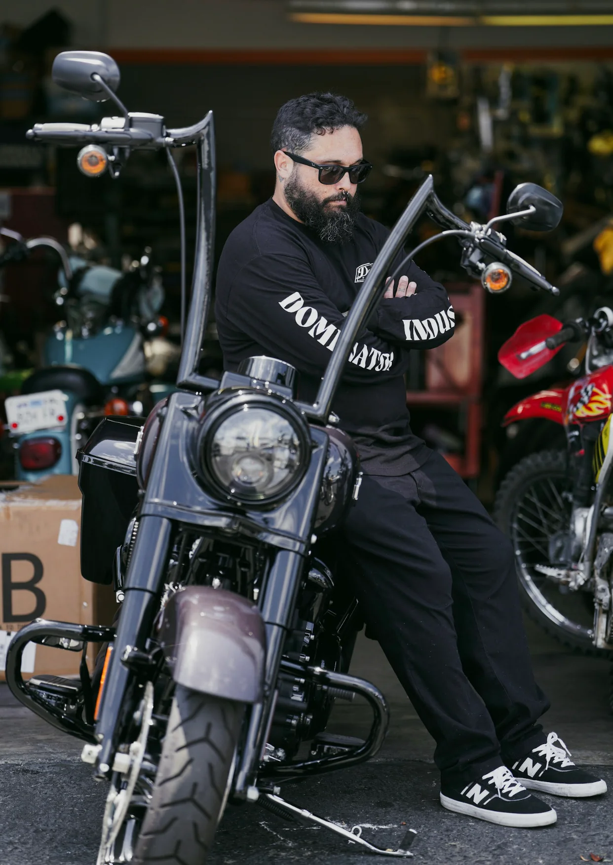 Dominator Industries Long Sleeve Graphic T Shirt - Image 3
