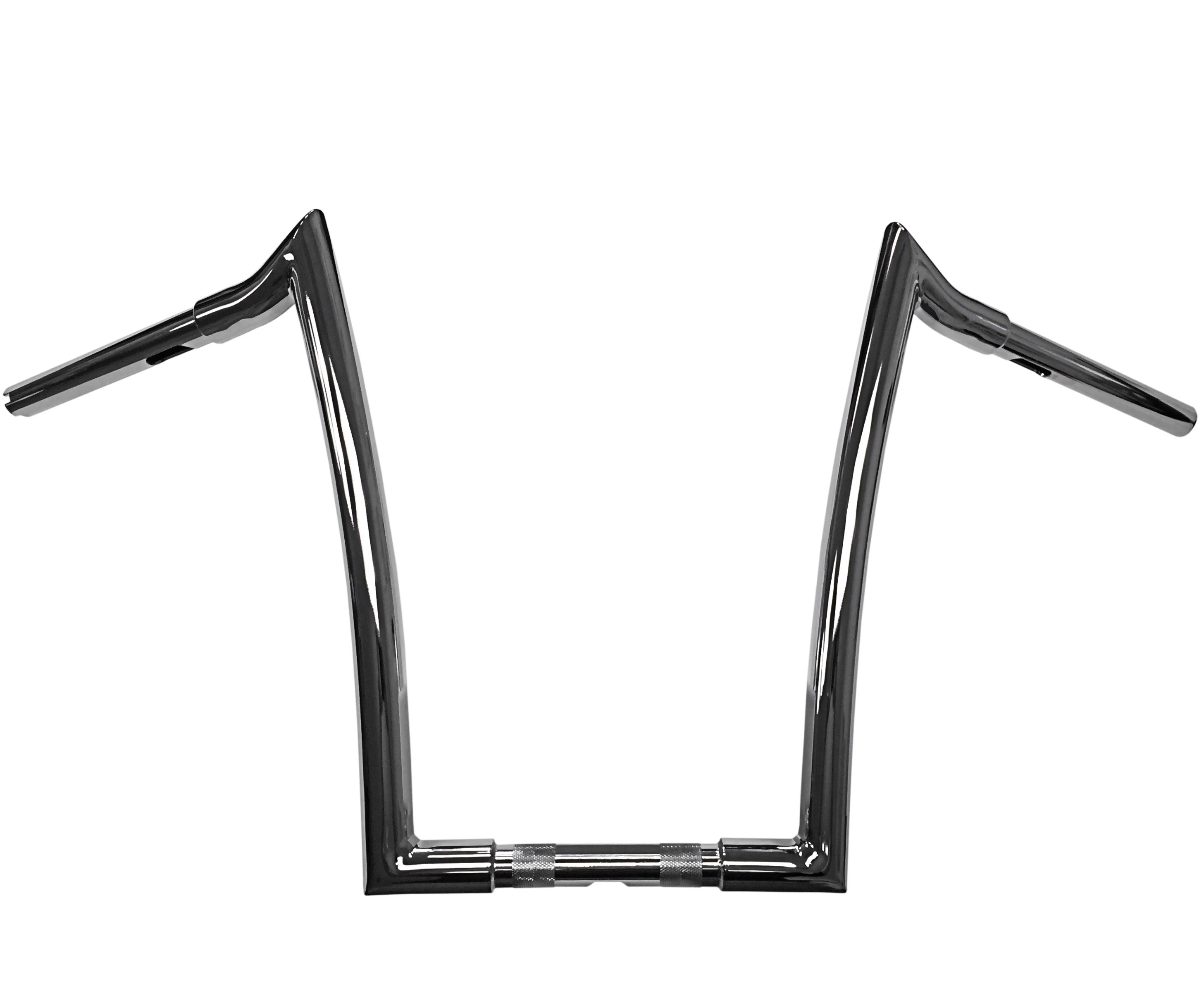 1996-2024 Meathook Ape Hanger Handlebar, 1 1/4 Inch Diameter, 10"-20" (Classic Chrome) - Image 4