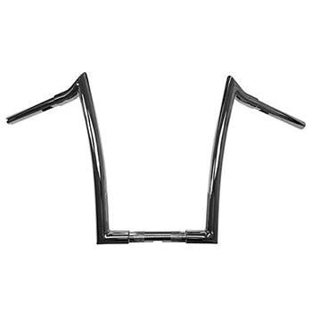 Meathook Ape Hanger Handlebar, 1 1/4 Inch Diameter, 14 Inch Rise, Classic Chrome - Image 2
