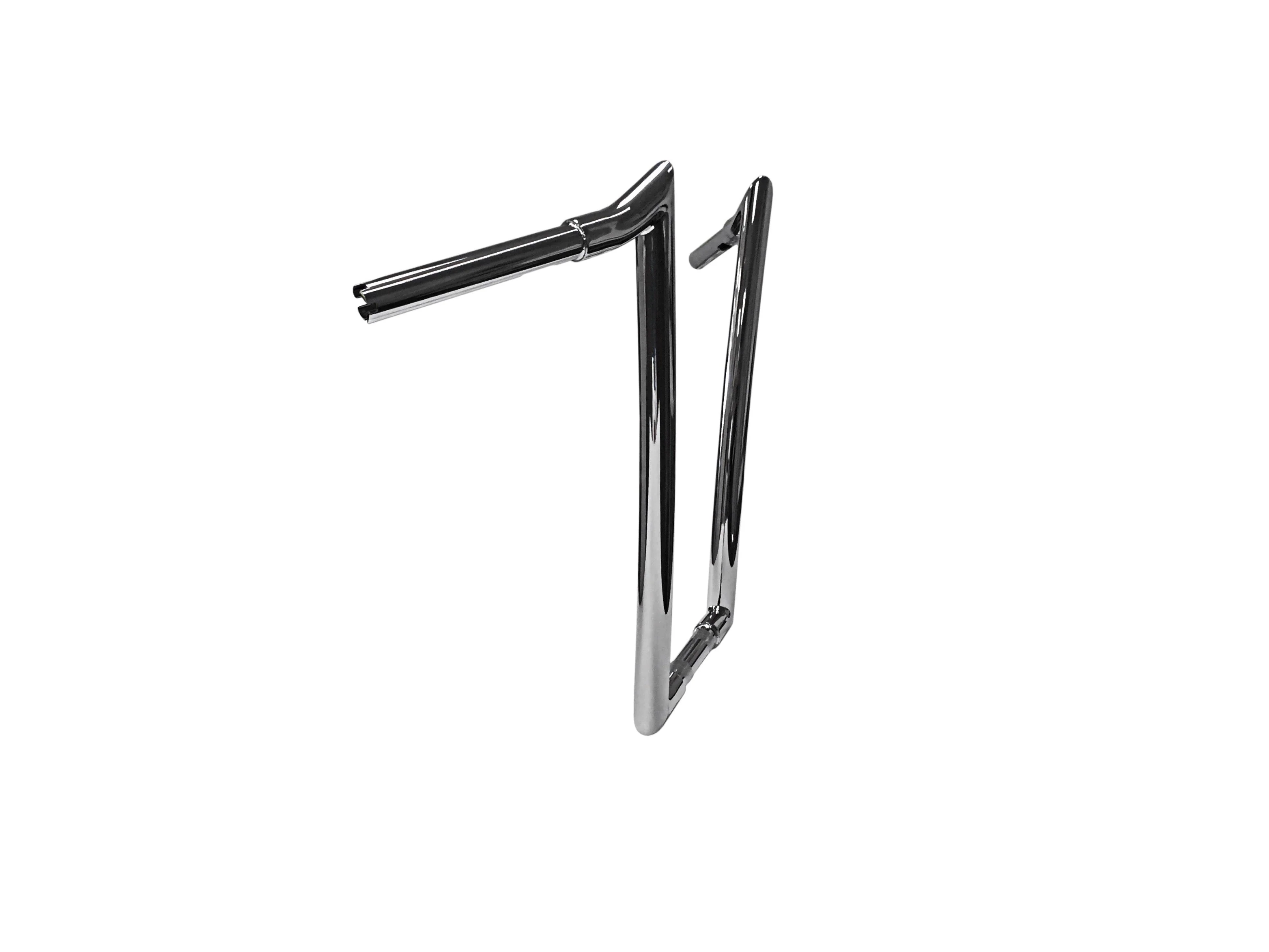 Meathook Ape Hanger Handlebar, 1 1/4 Inch Diameter, 14 Inch Rise, Classic Chrome - Image 4