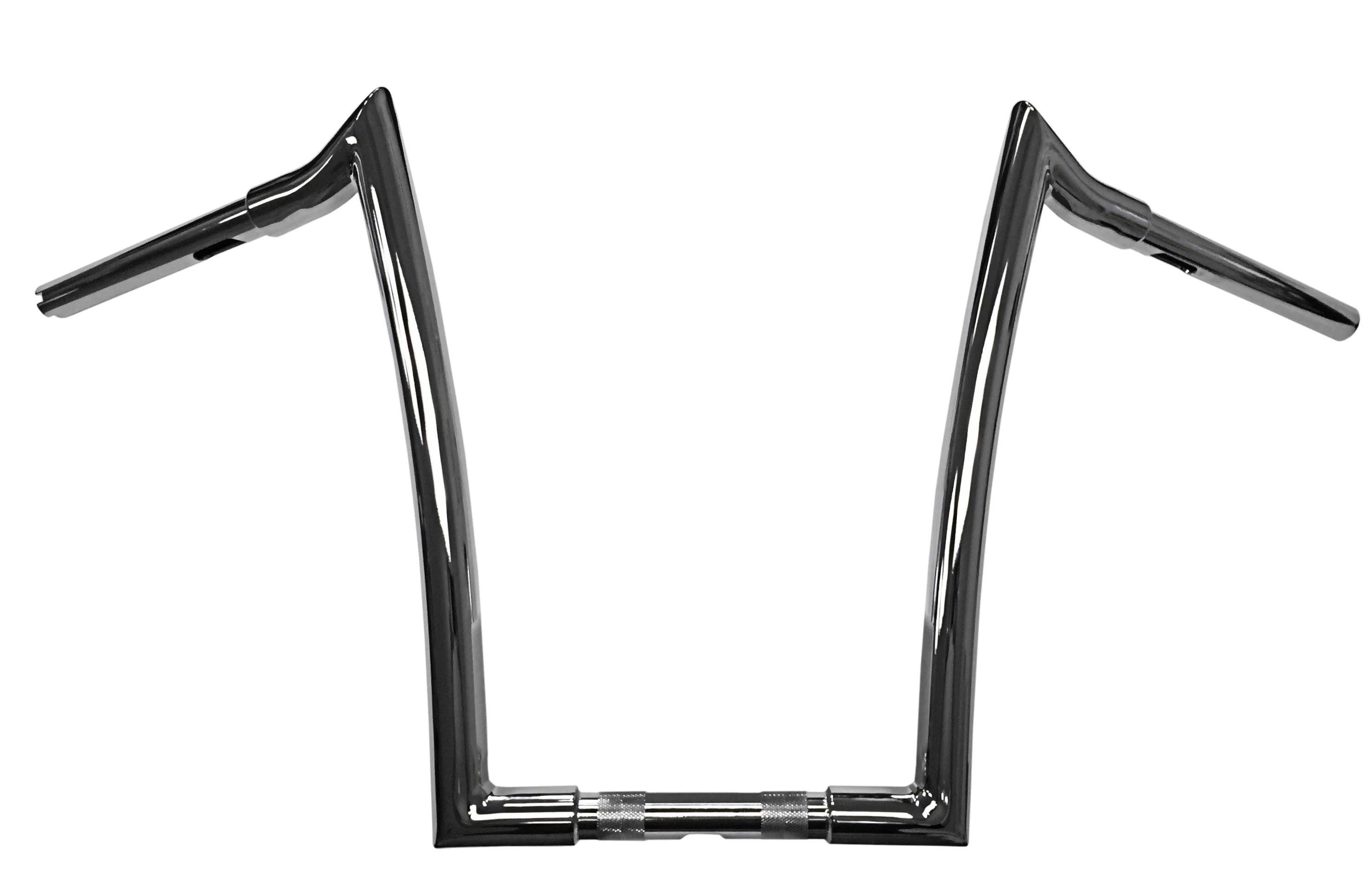 Meathook Ape Hanger Handlebar, 1 1/4 Inch Diameter, 16 Inch Rise, Classic Chrome - Image 2