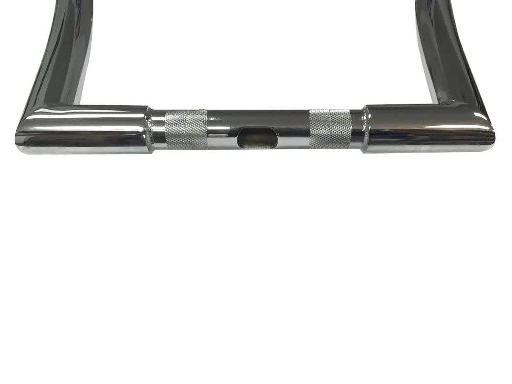 Miter Cut Ape Hanger Bars, 1 1/4 Inch Diameter, 18 Inch Rise, Classic Chrome - Image 9
