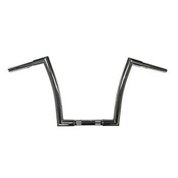 1996-2024 Miter Cut Ape Hanger Bars, 1 1/4 Inch Diameter, 10"-20" (Classic Chrome) - Image 3