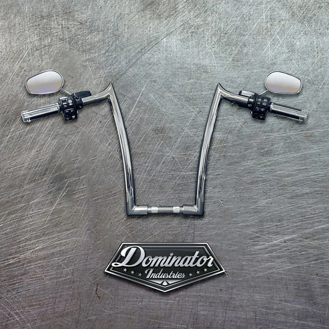 Pre-Wired BIG DADDY 1 ½" MEATHOOK APES FOR 2015-2023 ROAD GLIDE (Classic Chrome) - Image 8