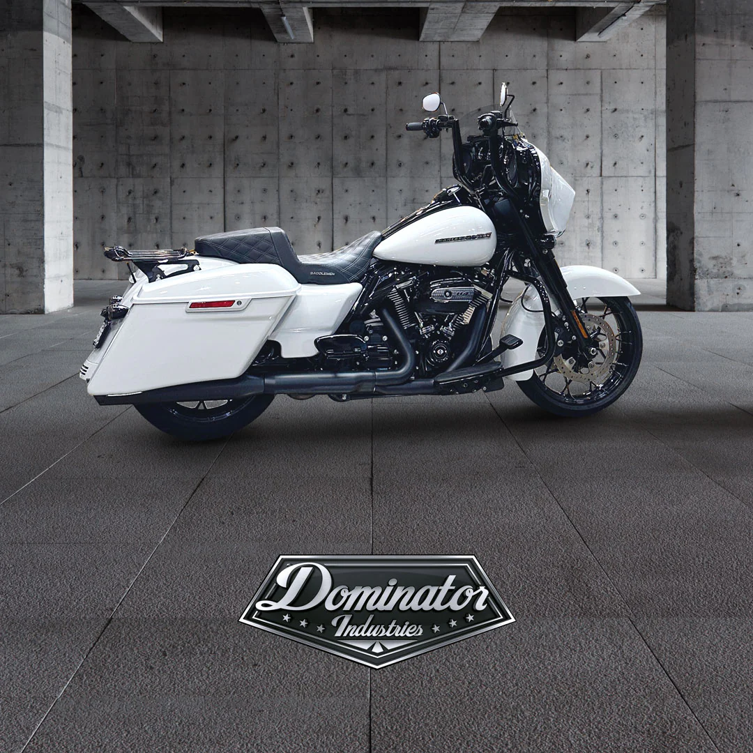 Pre-Wired Big Daddy 1.5 Miter Cut Bagger Ape For 2009-2013 Tri Glide (Gloss Black) - Image 11