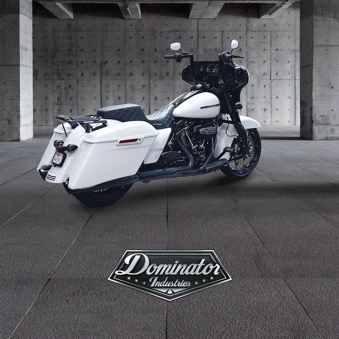 Pre-Wired Big Daddy 1.5 Miter Cut Bagger Ape For 2009-2013 Tri Glide (Gloss Black) - Image 13