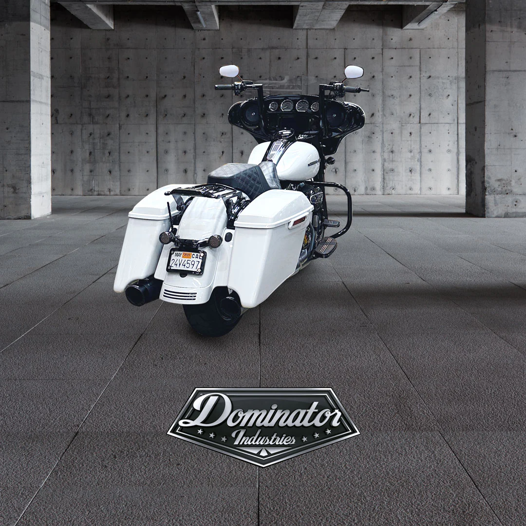 Pre-Wired Big Daddy 1.5 Miter Cut Bagger Ape For 2009-2013 Tri Glide (Gloss Black) - Image 16