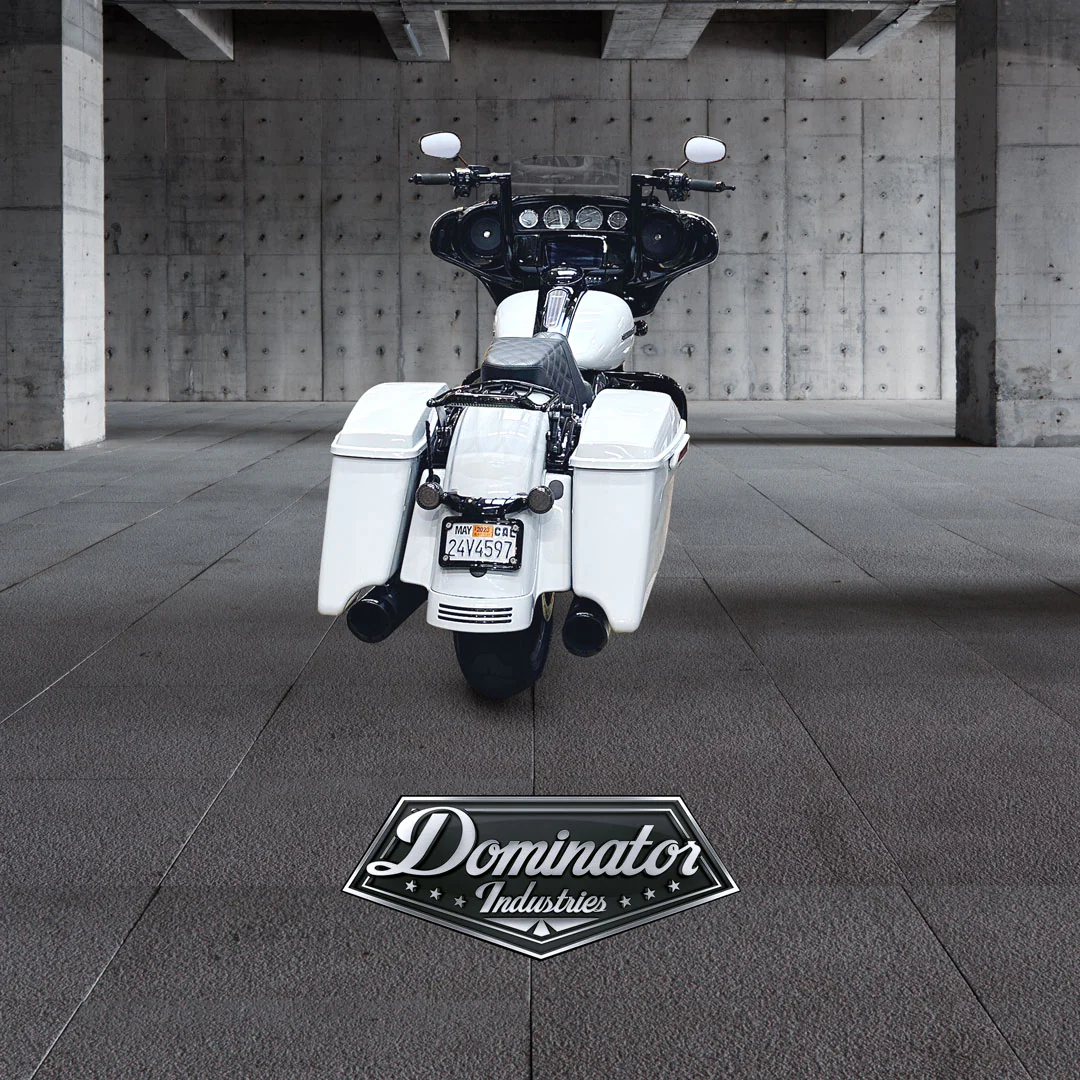 Pre-Wired Big Daddy 1.5 Miter Cut Bagger Ape For 2009-2013 Tri Glide (Gloss Black) - Image 17