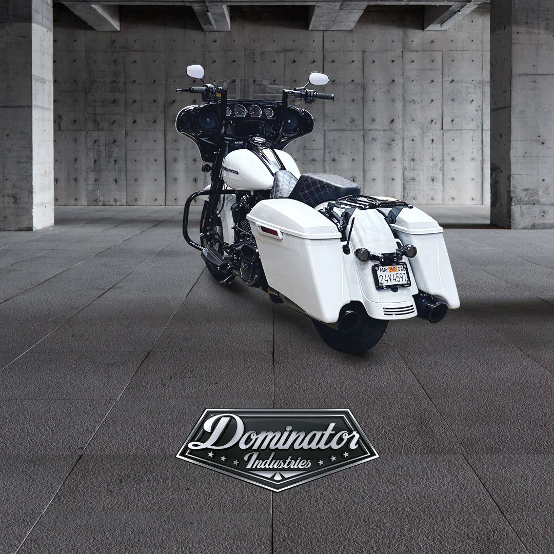 Pre-Wired Big Daddy 1.5 Miter Cut Bagger Ape For 2009-2013 Tri Glide (Gloss Black) - Image 21
