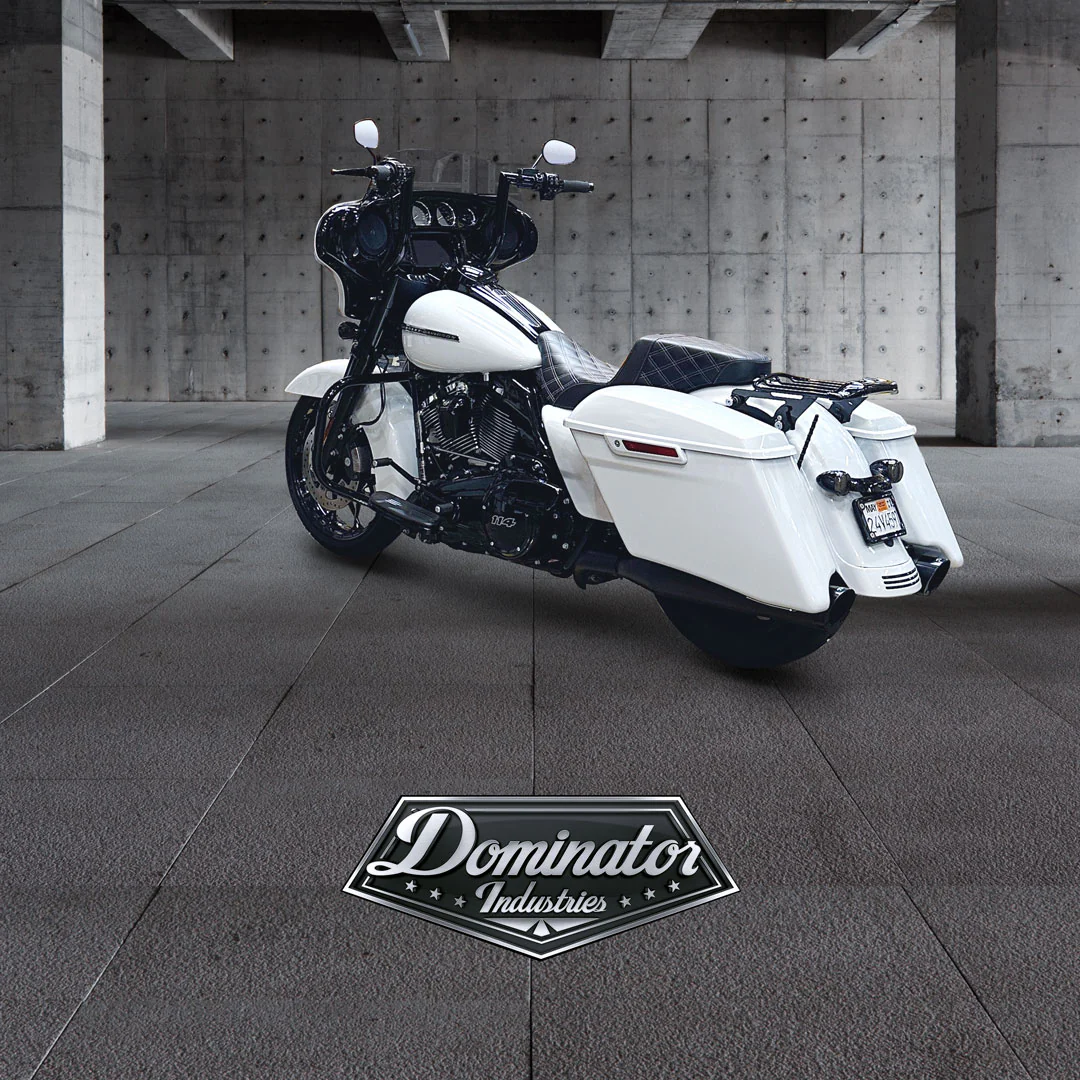 Pre-Wired Big Daddy 1.5 Miter Cut Bagger Ape For 2009-2013 Tri Glide (Gloss Black) - Image 23