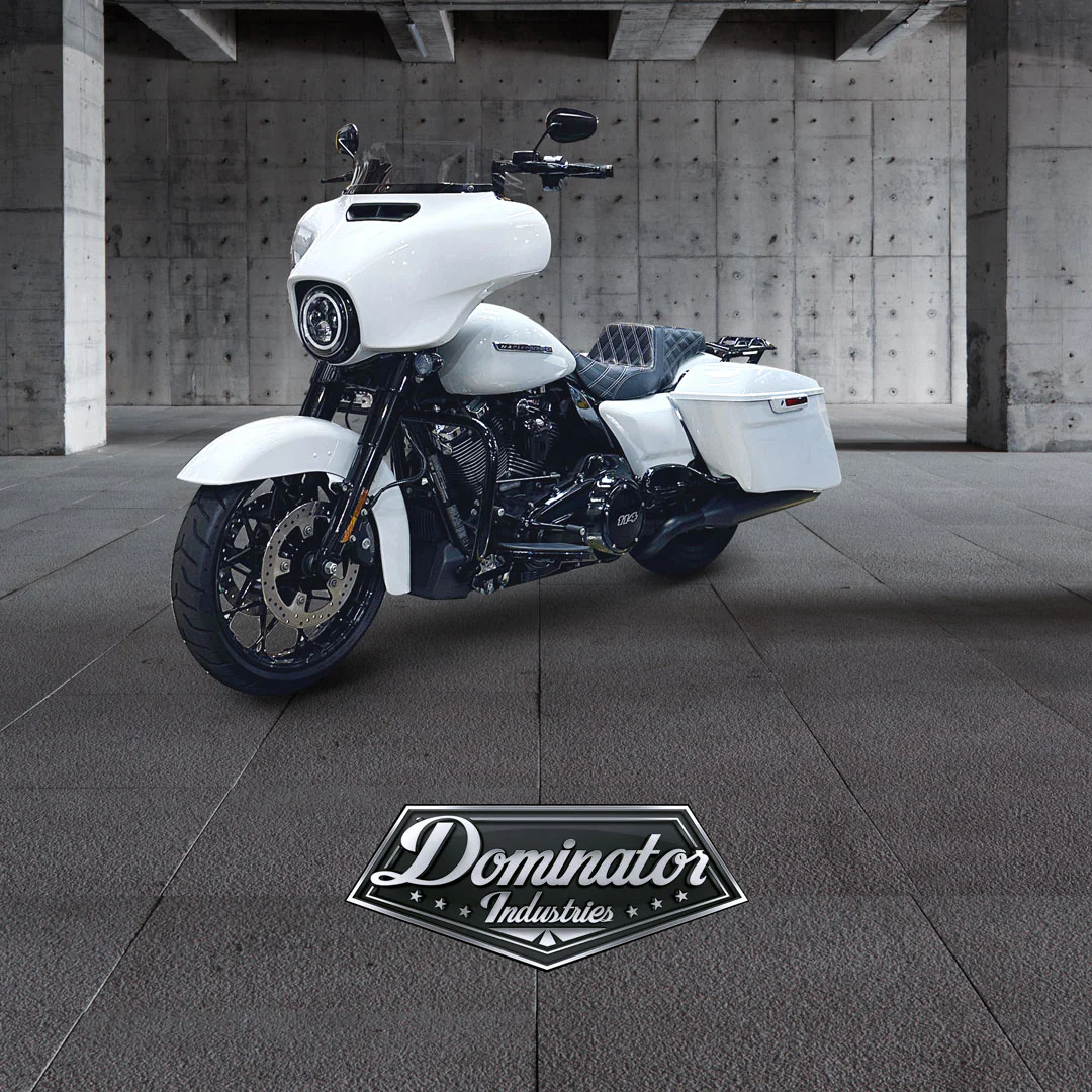 Pre-Wired Big Daddy 1.5 Miter Cut Bagger Ape For 2009-2013 Tri Glide (Gloss Black) - Image 32