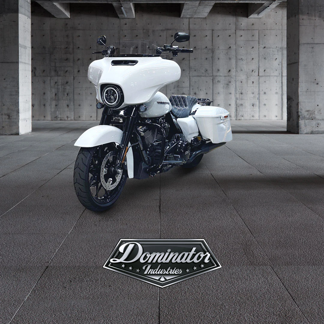 Pre-Wired Big Daddy 1.5 Miter Cut Bagger Ape For 2009-2013 Tri Glide (Gloss Black) - Image 33