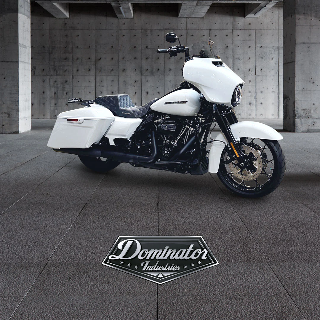 Pre-Wired Big Daddy 1.5 Miter Cut Bagger Ape For 2009-2013 Tri Glide (Gloss Black) - Image 6