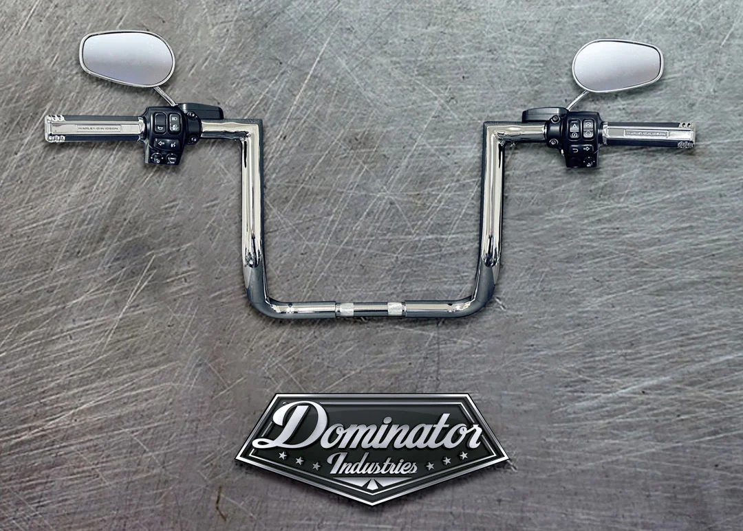 Pre-Wired Big Daddy 1.5 Miter Cut Bagger Ape For 2009-2013 Tri Glide (Classic Chrome) - Image 4