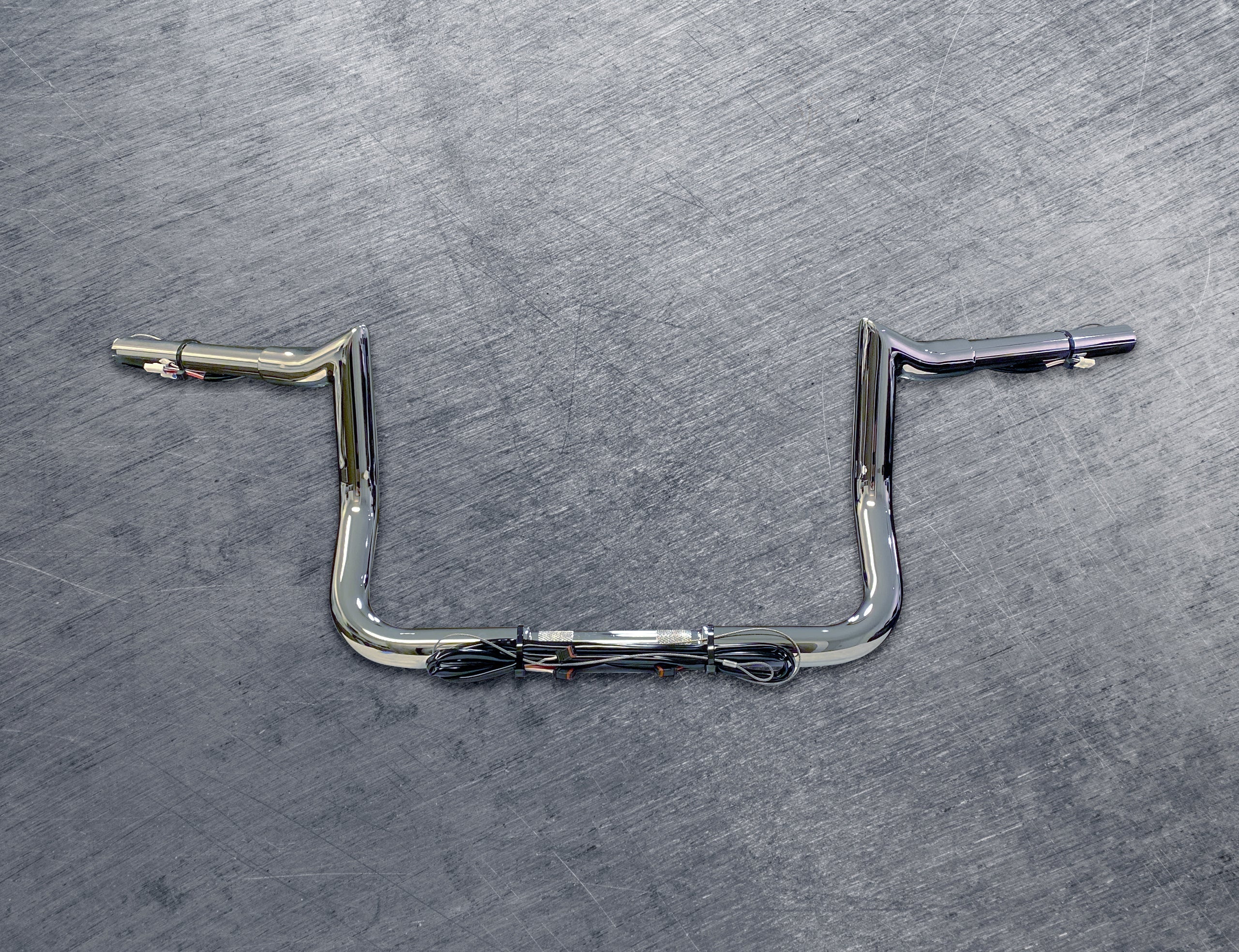 Pre-Wired Meathook Bagger Ape For 2009-2013 Tri Glide (Classic Chrome) - Image 3