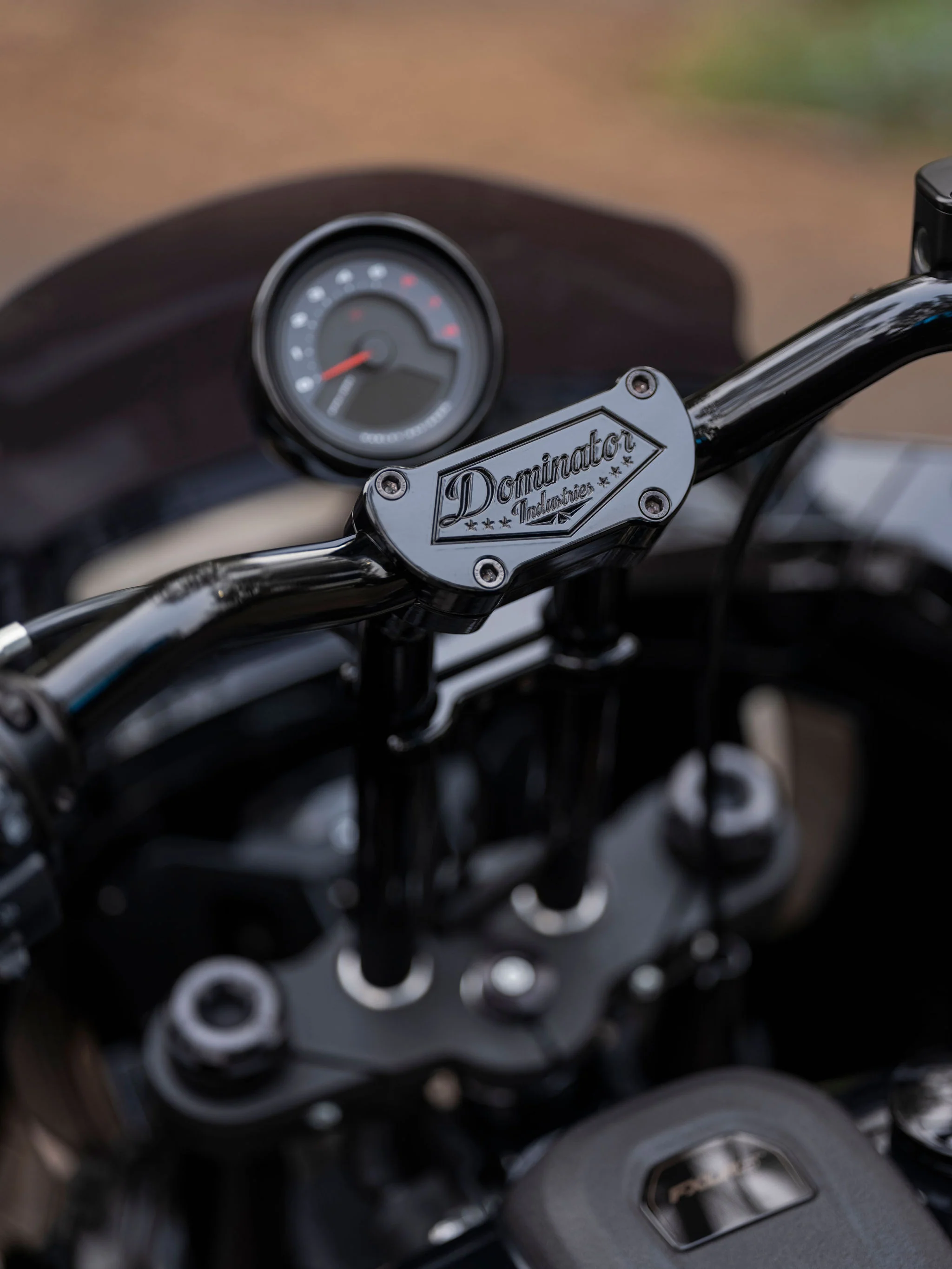 Pullback Riser & 1 1/4" Low Bend Moto Bar All In One Kit for 2022-2024 Low Rider S (Includes Round Gauge Relocation Mount) - Image 13