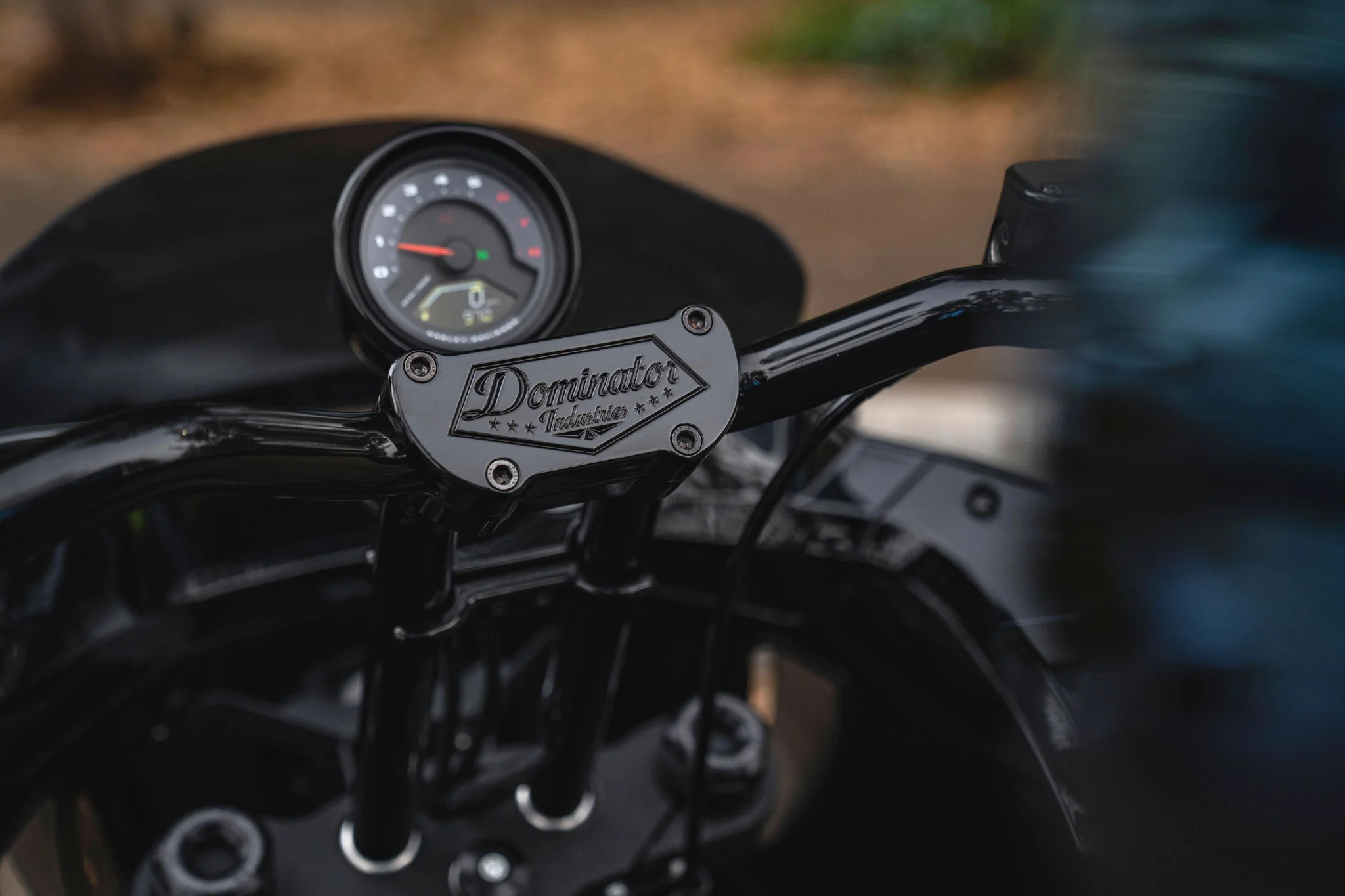 Pullback Riser & 1 1/4" Low Bend Moto Bar All In One Kit for 2022-2024 Low Rider S (Includes Round Gauge Relocation Mount) - Image 6