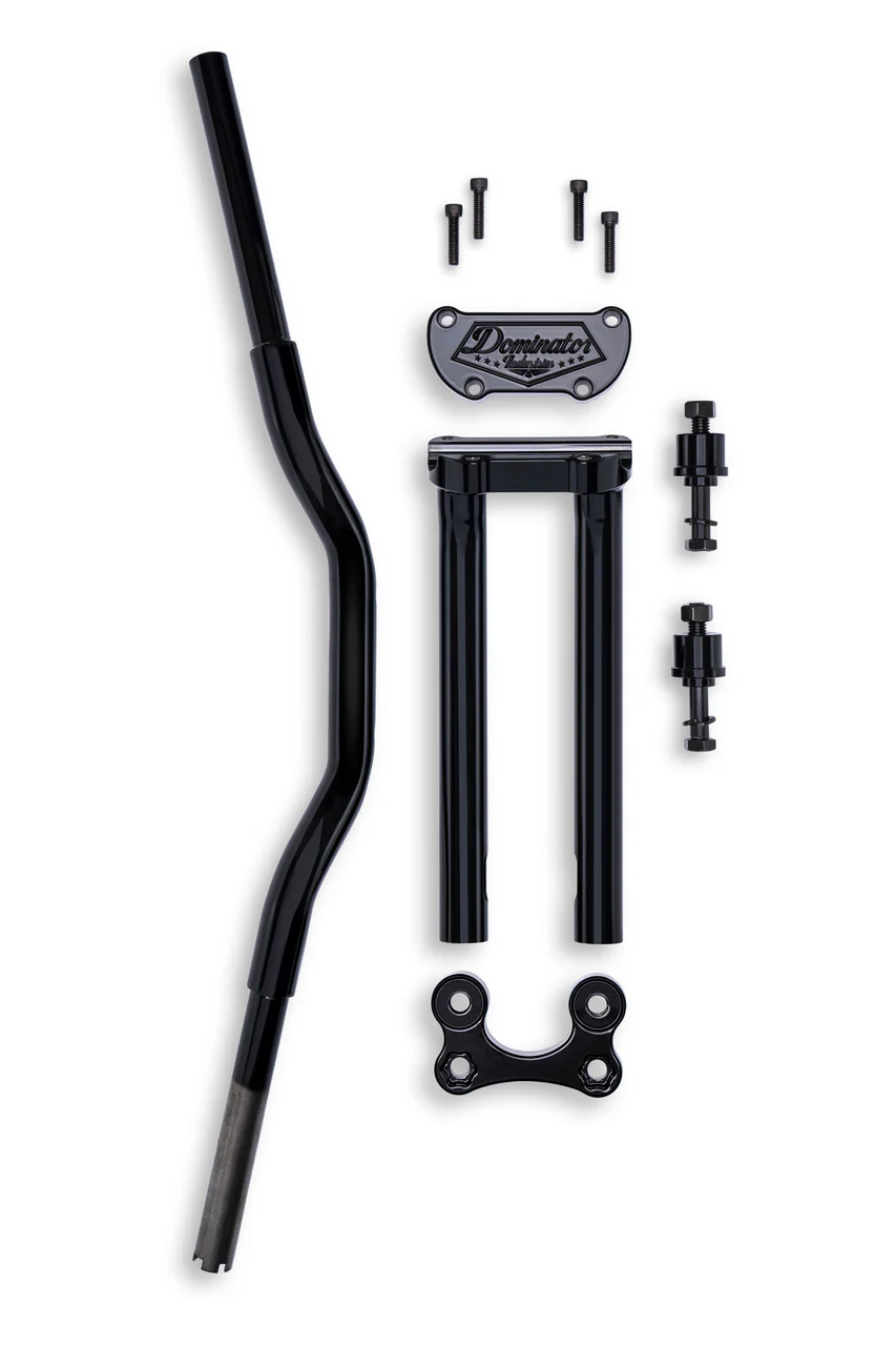 Pullback Riser & 1 1/4" Moto Bar Combination for 2015-2023 Road Glide Models (Classic Chrome) - Image 8