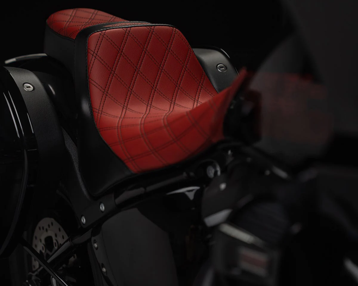Red with Black Seat & Sissy Bar Combo for the 2024-2026 Street Glide - Image 13