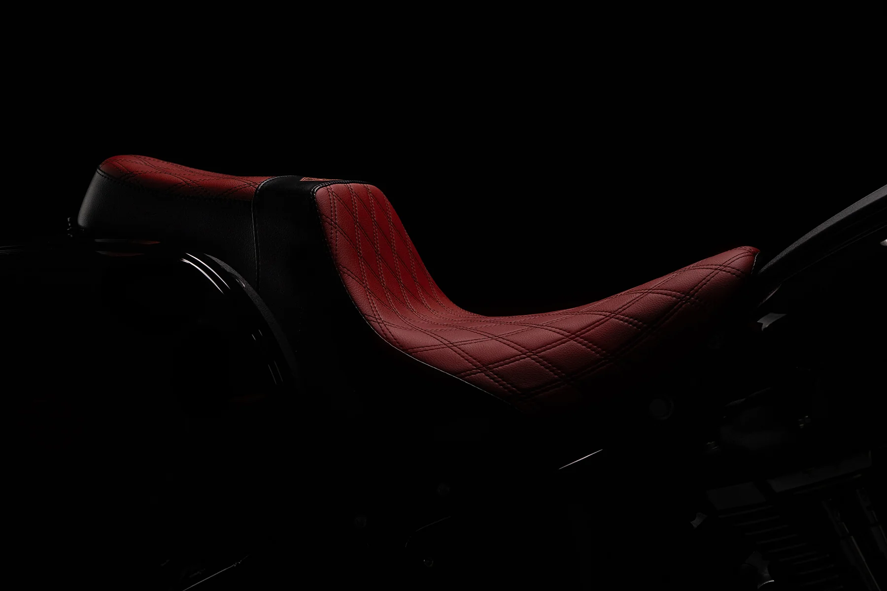 Red with Black Seat & Sissy Bar Combo for the 2024-2026 Street Glide - Image 9
