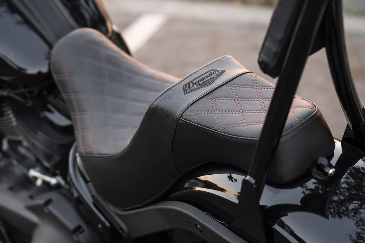 Stealth-Grip™ Premium 2-Up Double Diamond Saddles for 2020-2025 Low Rider S ST Models - Image 13