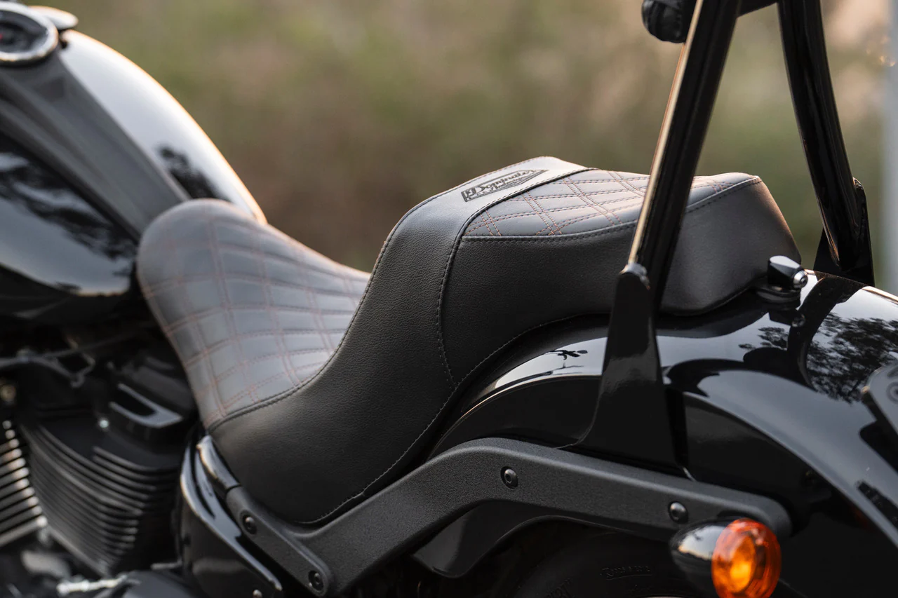 Stealth-Grip™ Premium 2-Up Double Diamond Saddles for 2020-2025 Low Rider S ST Models - Image 14