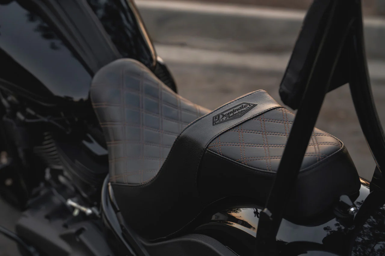 Stealth-Grip™ Premium 2-Up Double Diamond Saddles for 2020-2025 Low Rider S ST Models - Image 7