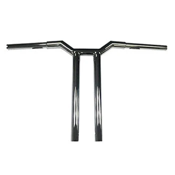 Lane Splitter MX-T Bar, 1 1/4 Inch Diameter, 16 Inch Rise, Classic Chrome - Image 2