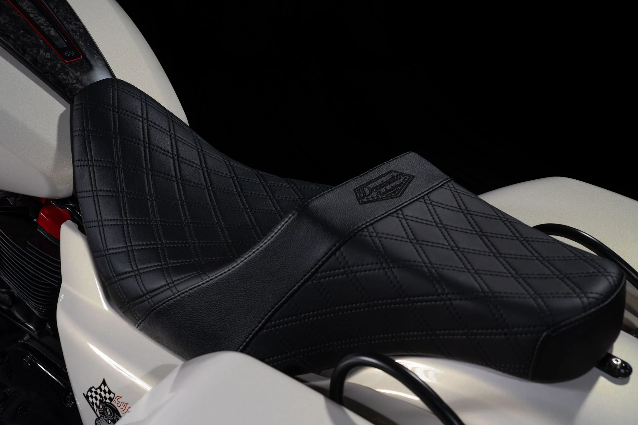 Standard Reach Double Diamond Stealth-Grip™ Premium 2-Up Saddle for the 2024-2026 Street Glide - Image 8