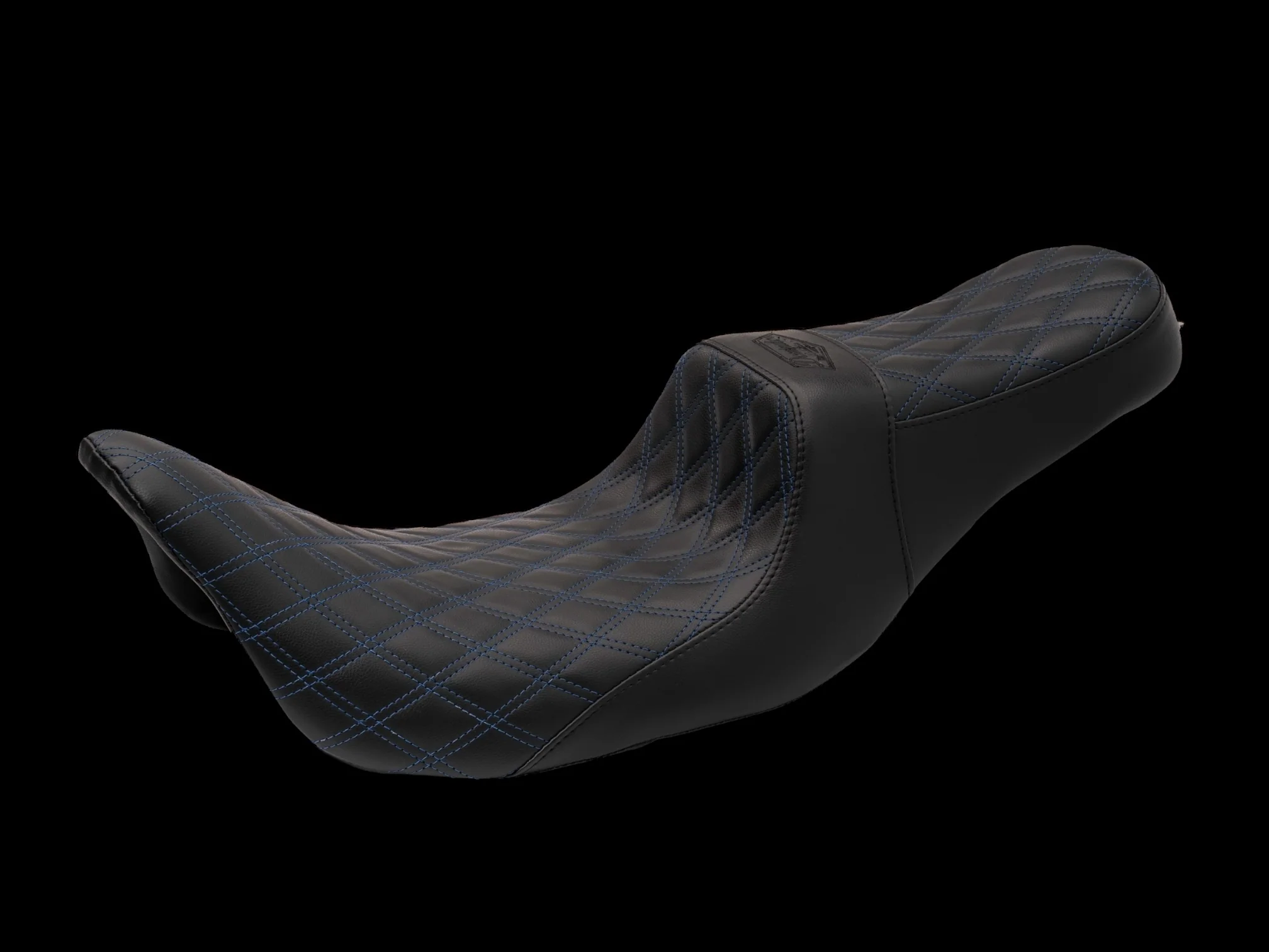 Stealth-Grip™ Premium 2-Up Double Diamond Saddles for 2018-2026 Softail Standard Models - Image 3