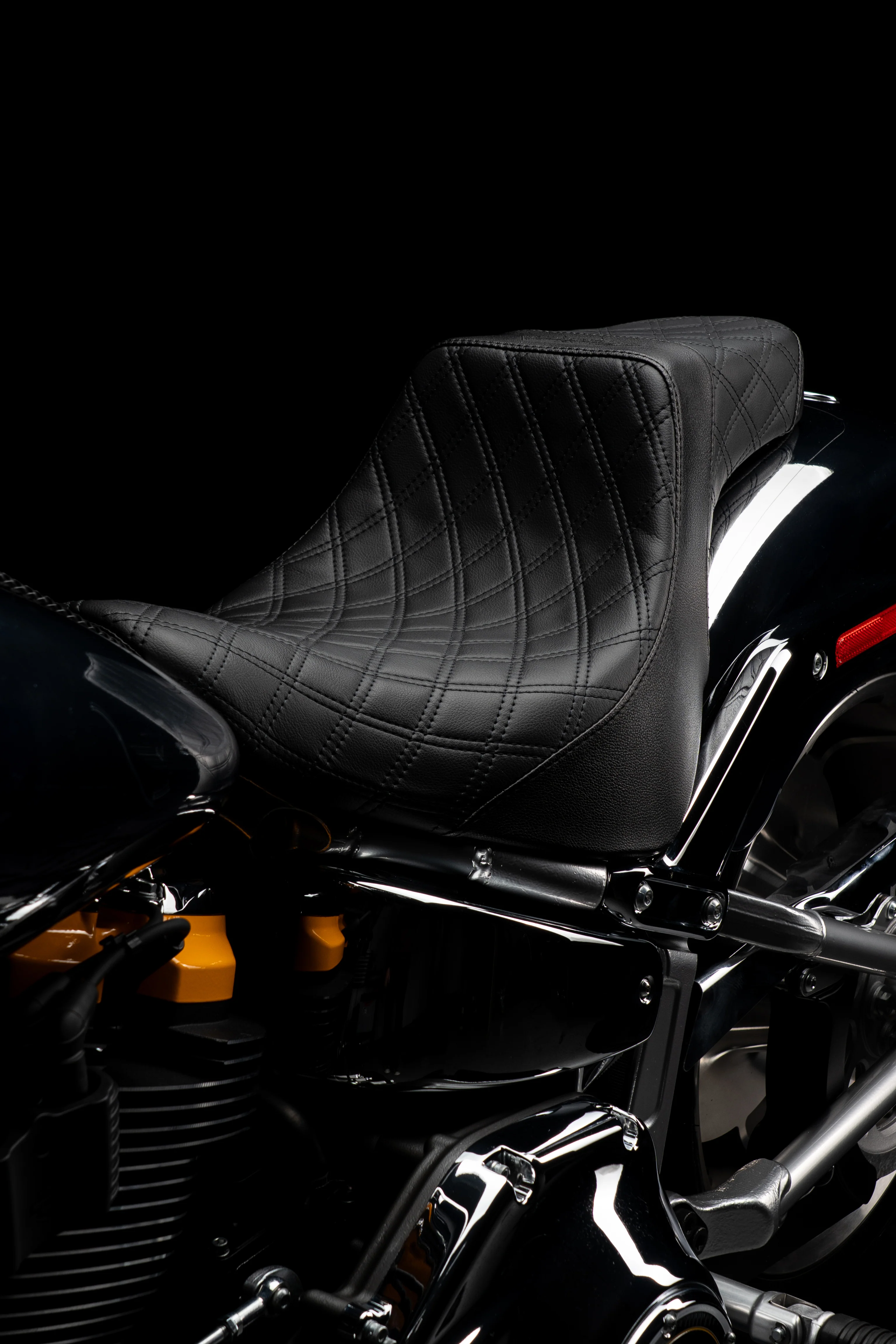 Double Diamond Stealth-Grip™ Premium 2-Up Saddles for 2018-2026 Fat Boy Models - Image 21