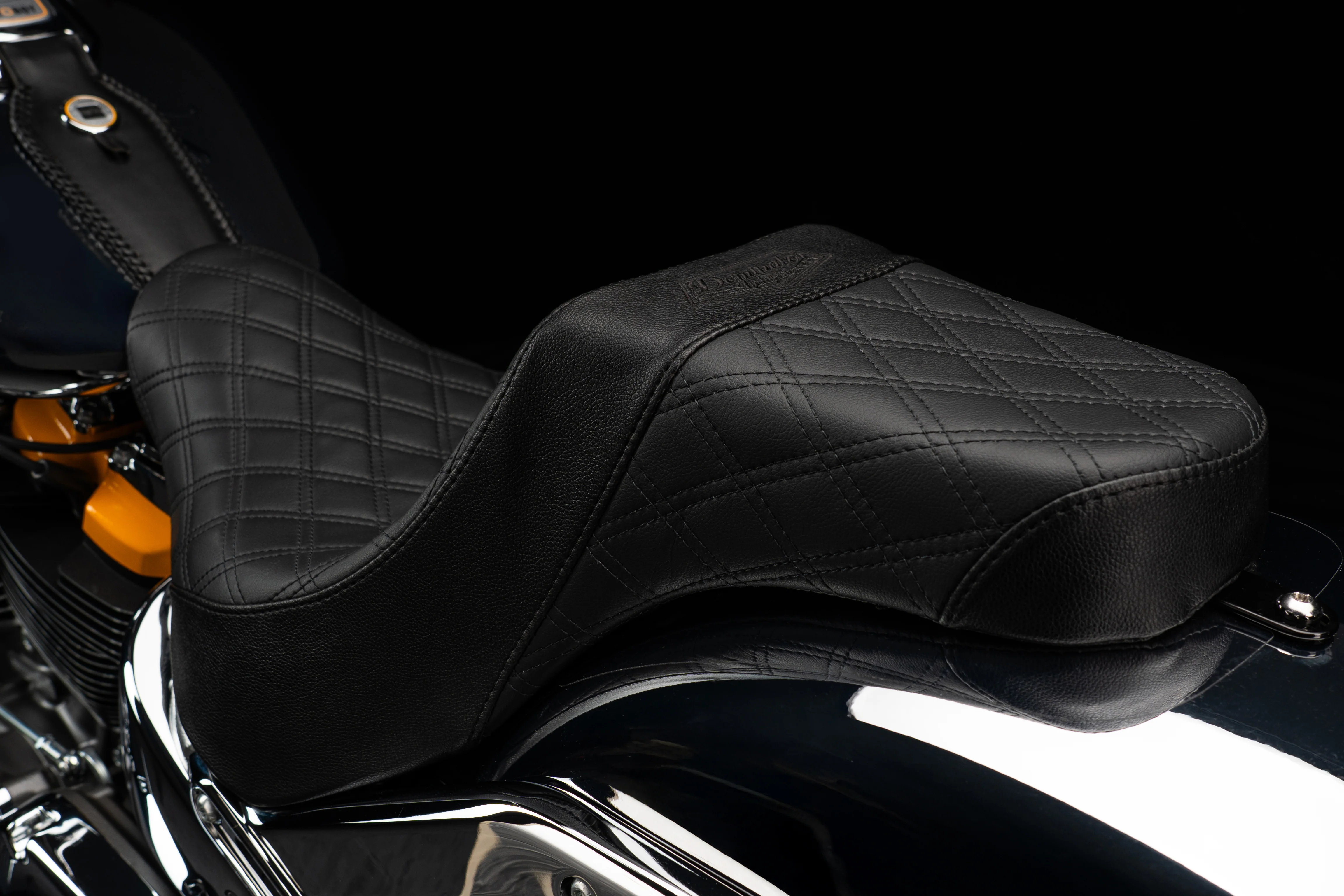 Double Diamond Stealth-Grip™ Premium 2-Up Saddles for 2018-2026 Fat Boy Models - Image 4