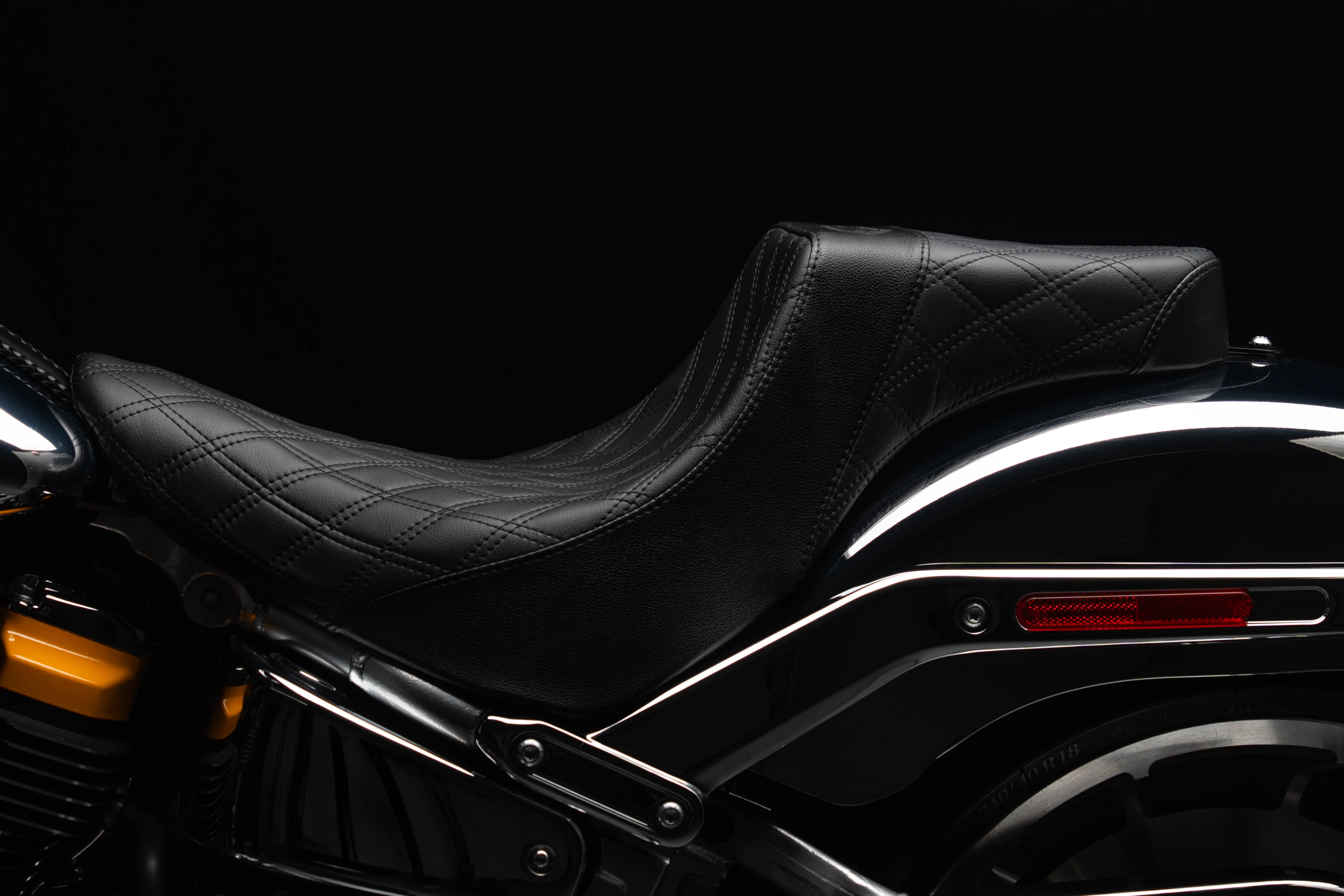 Double Diamond Stealth-Grip™ Premium 2-Up Saddles for 2018-2026 Fat Boy Models - Image 5