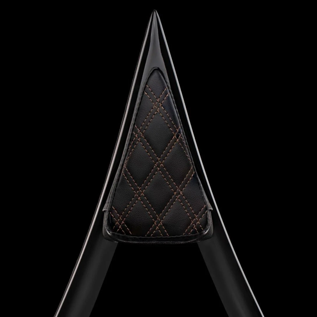 The Original 16" Diablo 1.5" Sissy Bar for 2009 and newer Touring Models (Gloss Black) - Image 9