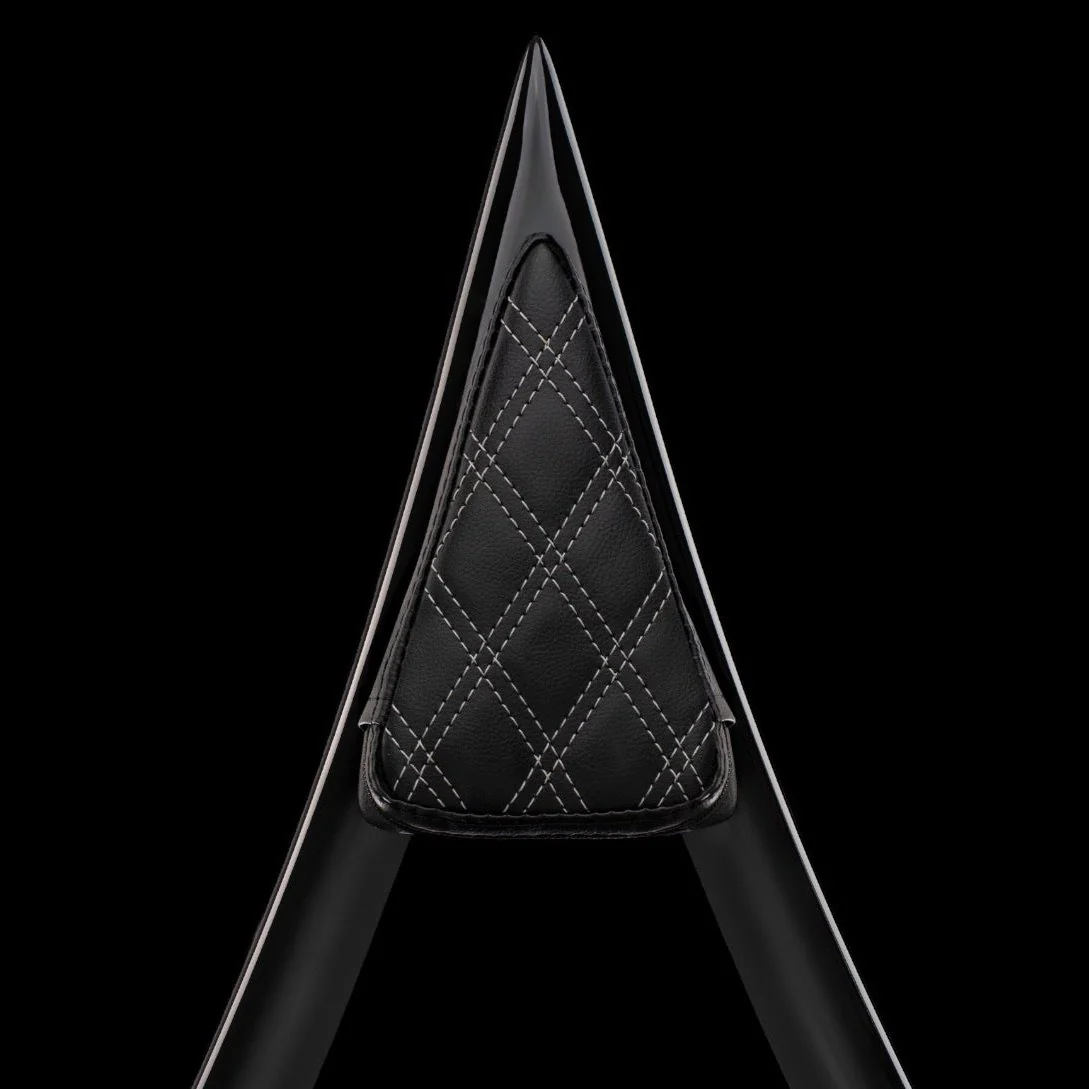 The Original 16" Diablo 1.5" Sissy Bar for 2009 and newer Touring Models (Gloss Black) - Image 12